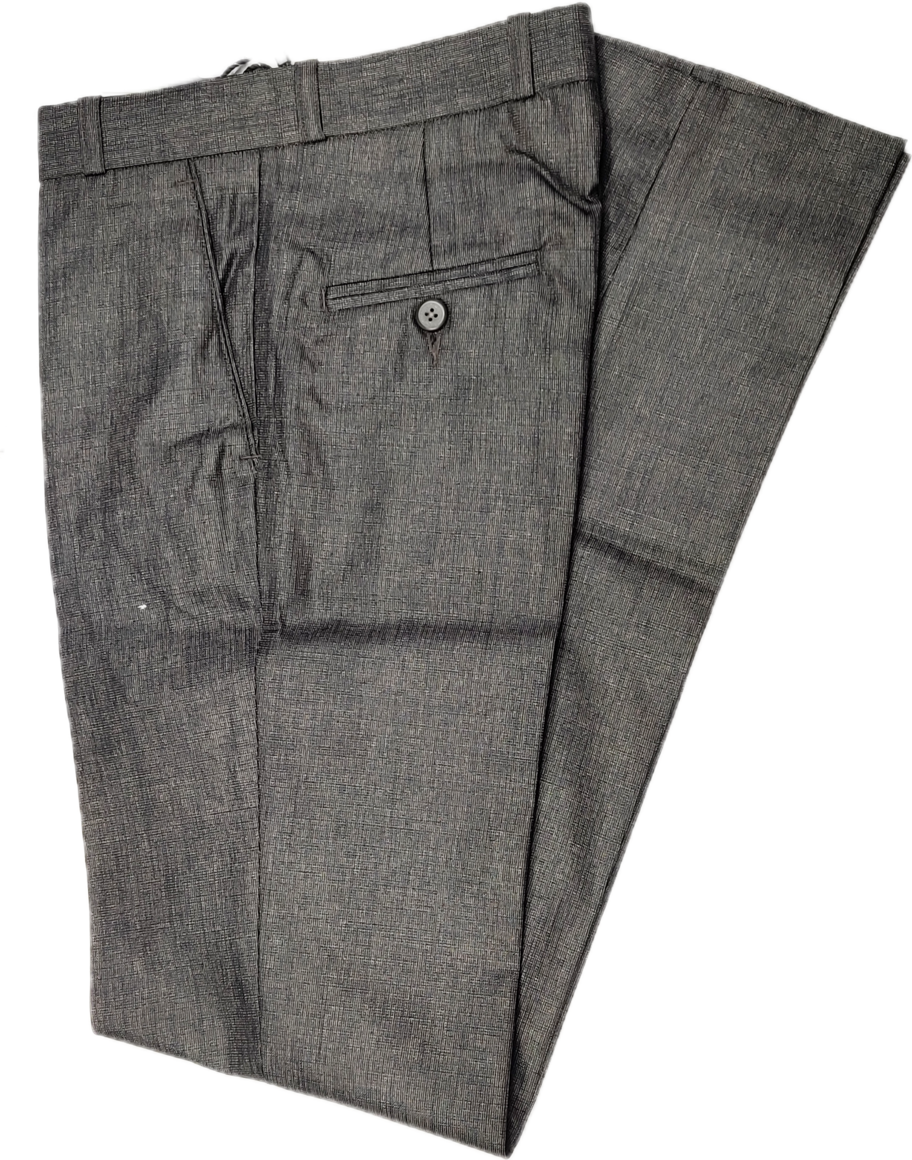 Black Self Design Pant