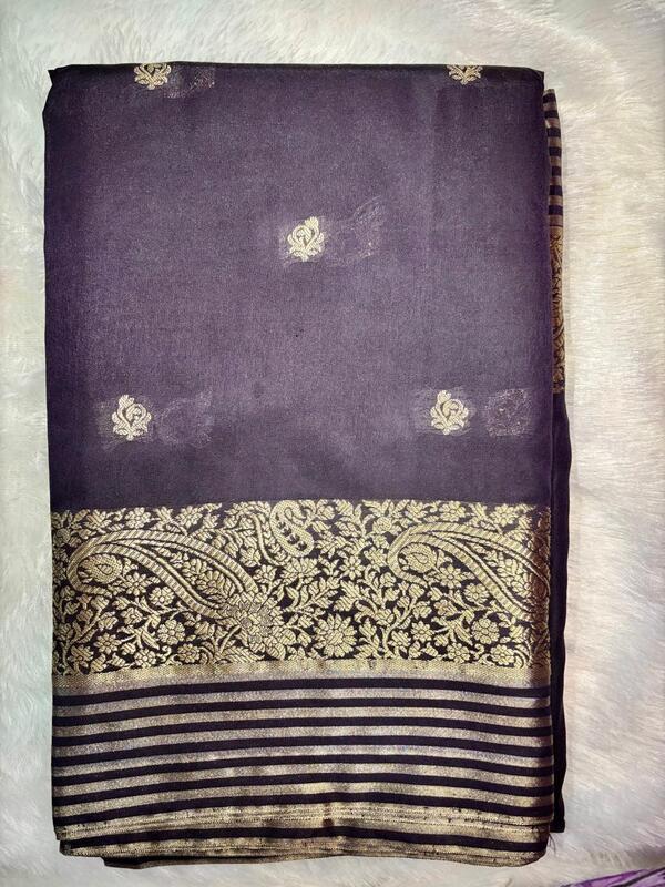 Banarasi Semi Tussar Silk Saree