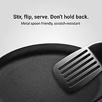 Stahl Blacksmith Signature Tawa | Cast Iron Pan for Dosas, Pancakes, Chilas, and More | Pre-Seasoned, Induction & Gas Compatible | Acacia Wood Handle