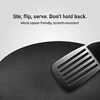 Stahl Artisan Schild Dosa Tawa Triply Stainless Steel + PEEK-Reinforced Non-Stick Dosa Tawa