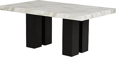 WTL Marble Top Six Seater Dining Set with 6 Chairs and Marble Table Top WTL Marble Top Six Seater Dining Set with 6 Chairs and Marble Table Top