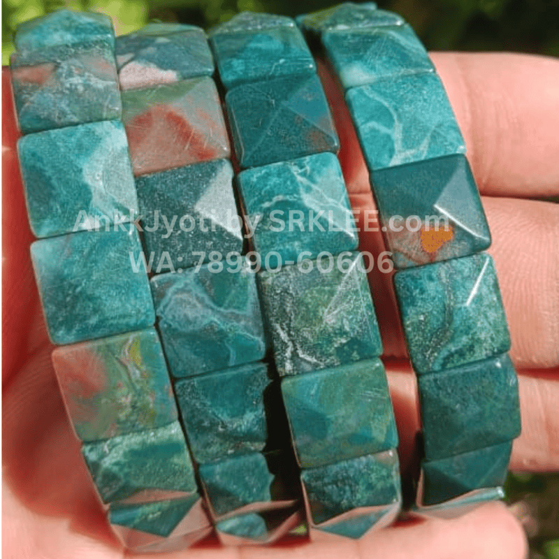 Bloodstone Pyramid Bracelet Bloodstone Pyramid Bracelet