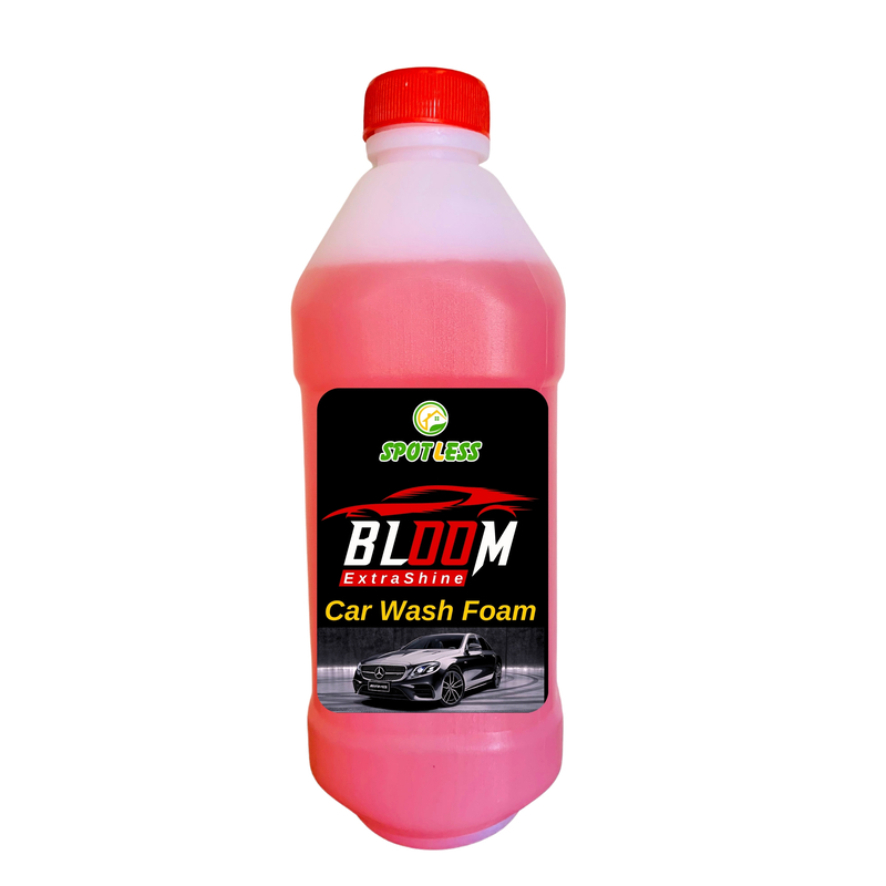 Bloom Car Wash Shampoo | High Foam Formula for Shine & Dirt Removal (1000ml)