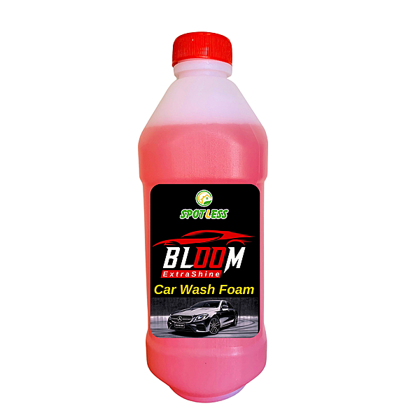 Bloom Car Wash Shampoo | High Foam Formula for Shine & Dirt Removal (500ml)