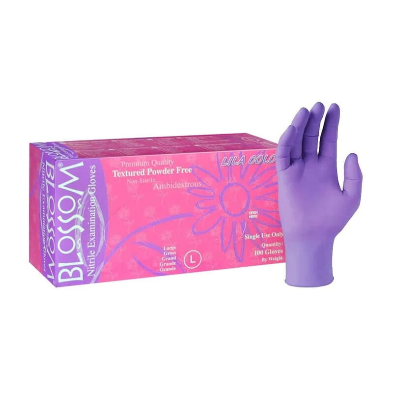 Blossom LILA Nitrile Examination Gloves