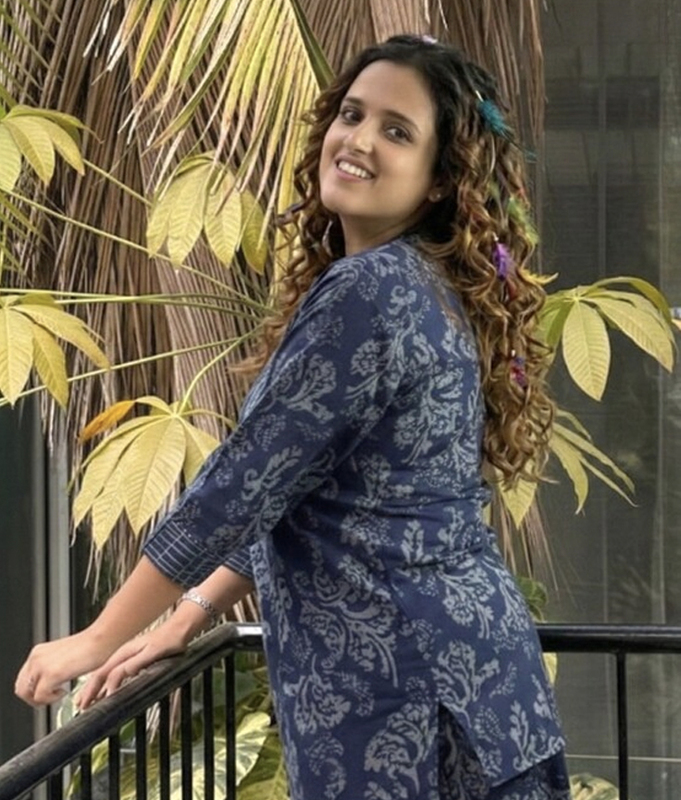 Blue Blossom Kurta Set