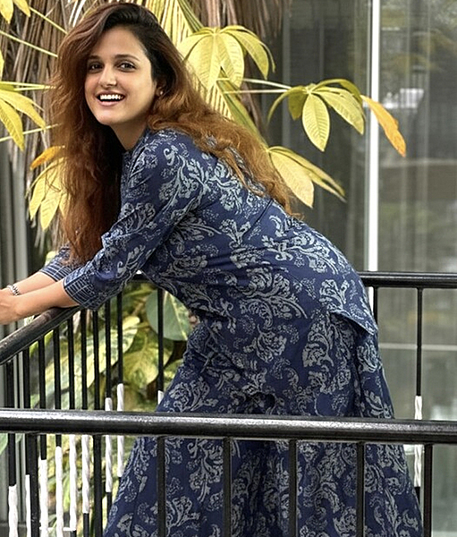 Blue Blossom Kurta Set