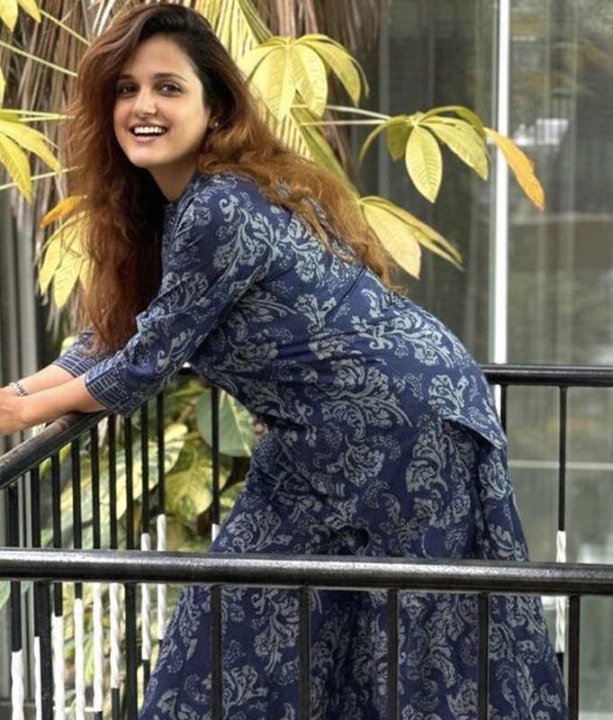 Blue Blossom Kurta Set