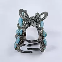 Blue Crystal Butterfly Claw