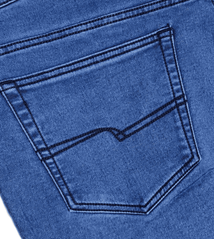 Blue Plain Jeans