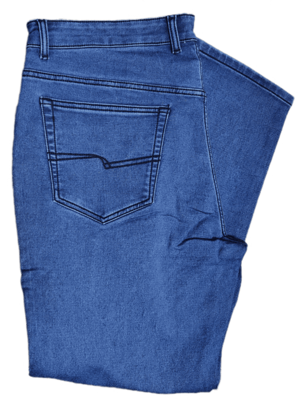 Blue Plain Jeans