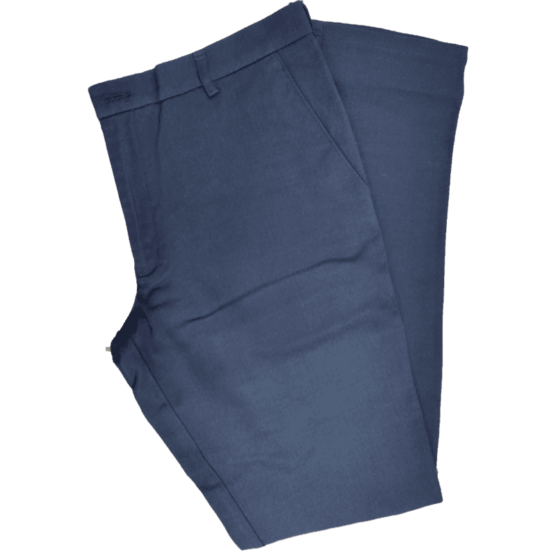 Blue Plain Pant