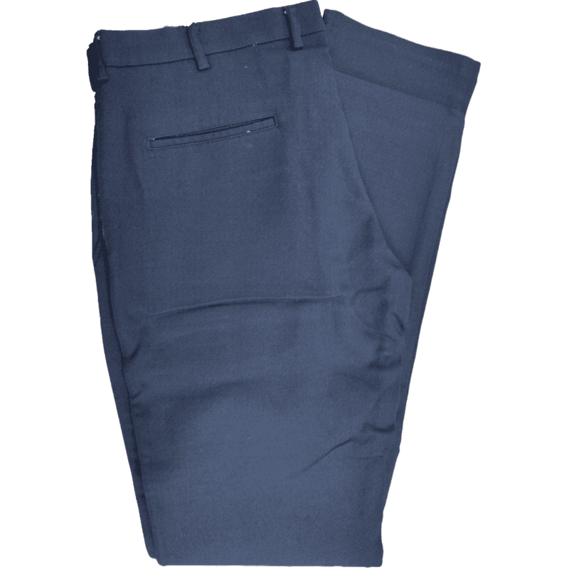Blue Plain Pant
