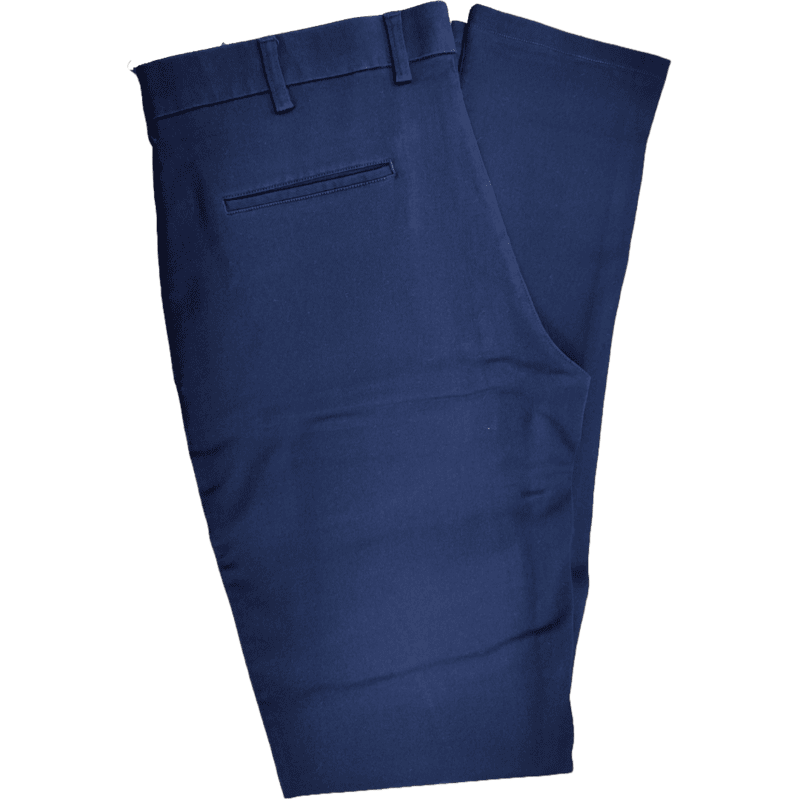 Blue Plain Pant