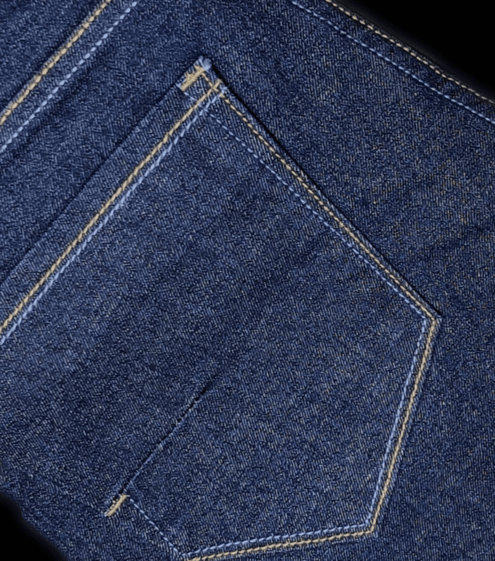 Blue Self Design Jeans