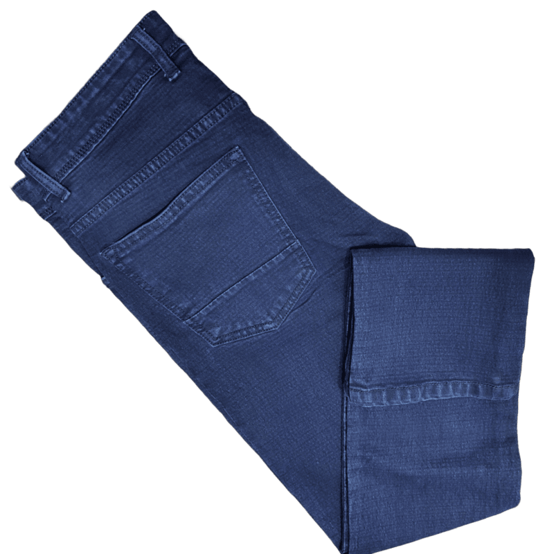 BLUE SELF DESIGN JEANS