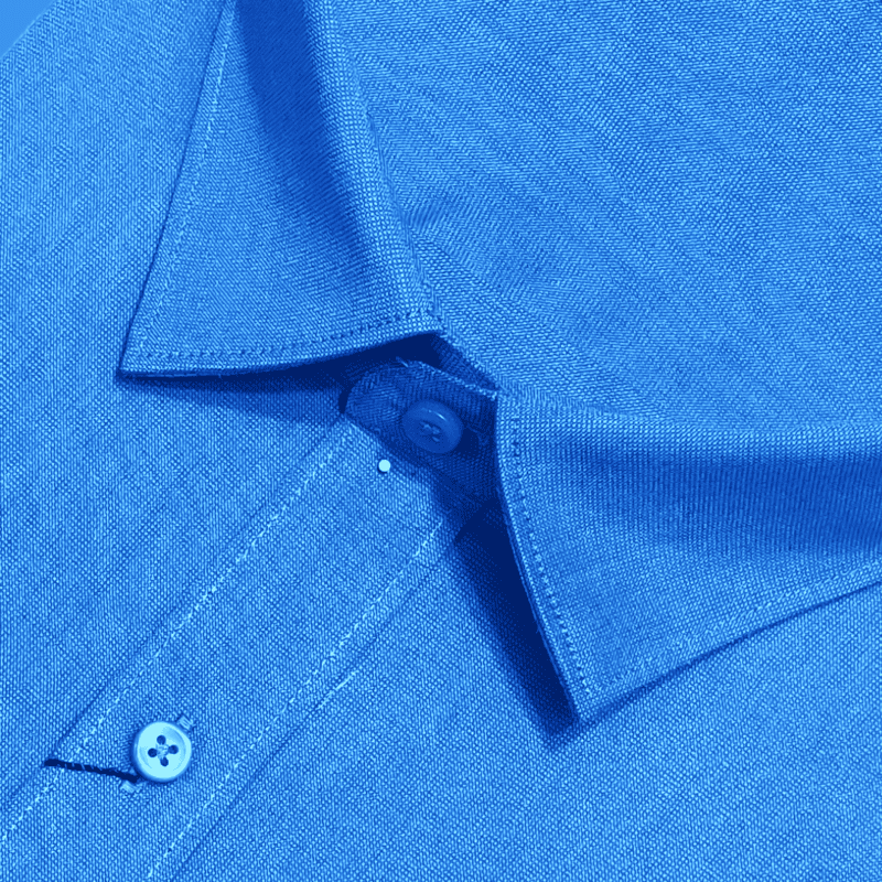Blue Self Design Shirt