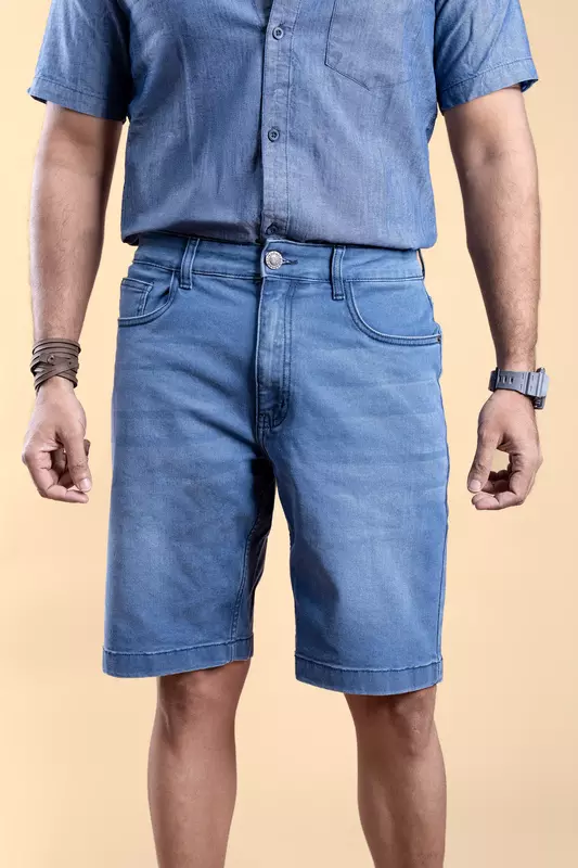 Men's Denim Shorts - Navy