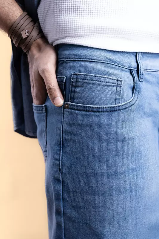 Men's Denim Shorts - Navy