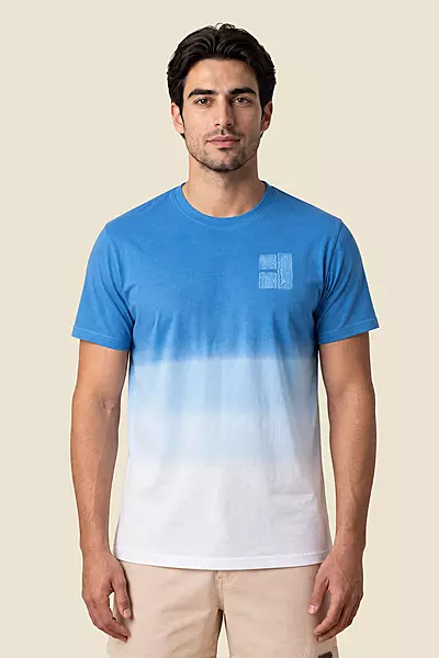 Men's Ombre Dip Dye Tshirt