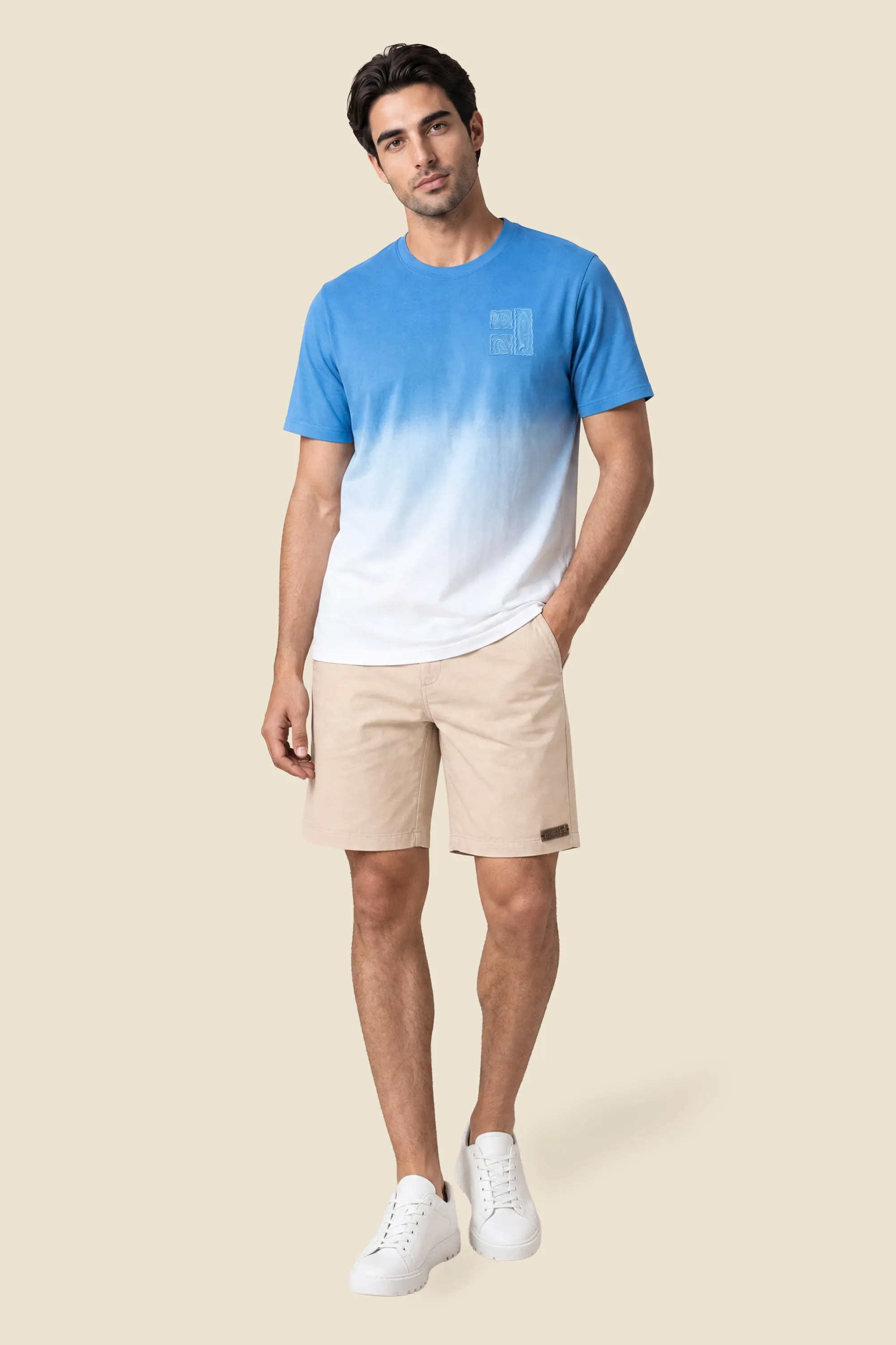 Men's Ombre Dip Dye Tshirt