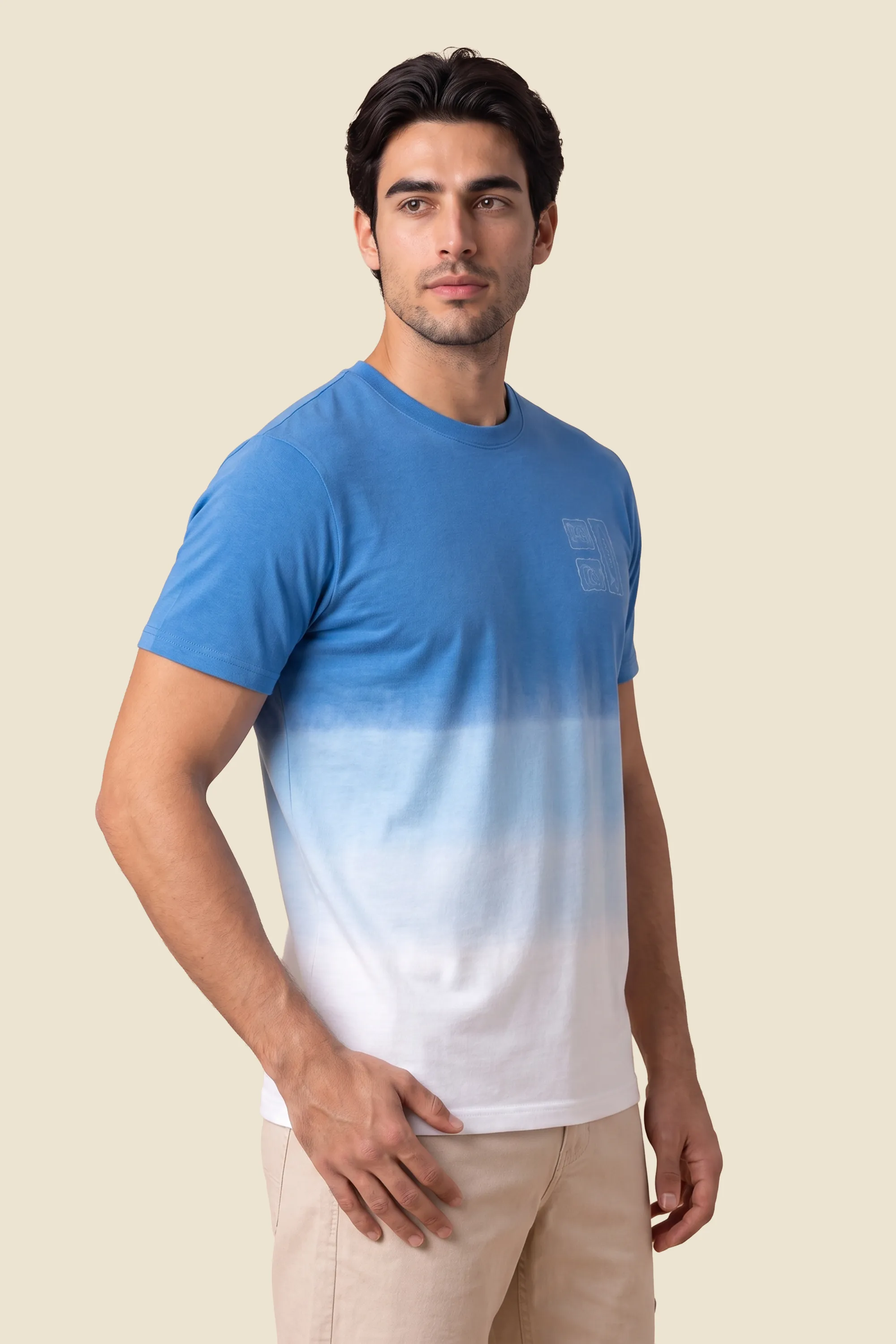 Men's Ombre Dip Dye Tshirt
