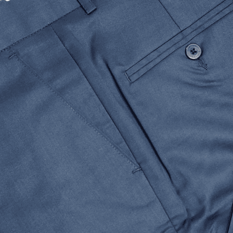 BLUE PLAIN PANT
