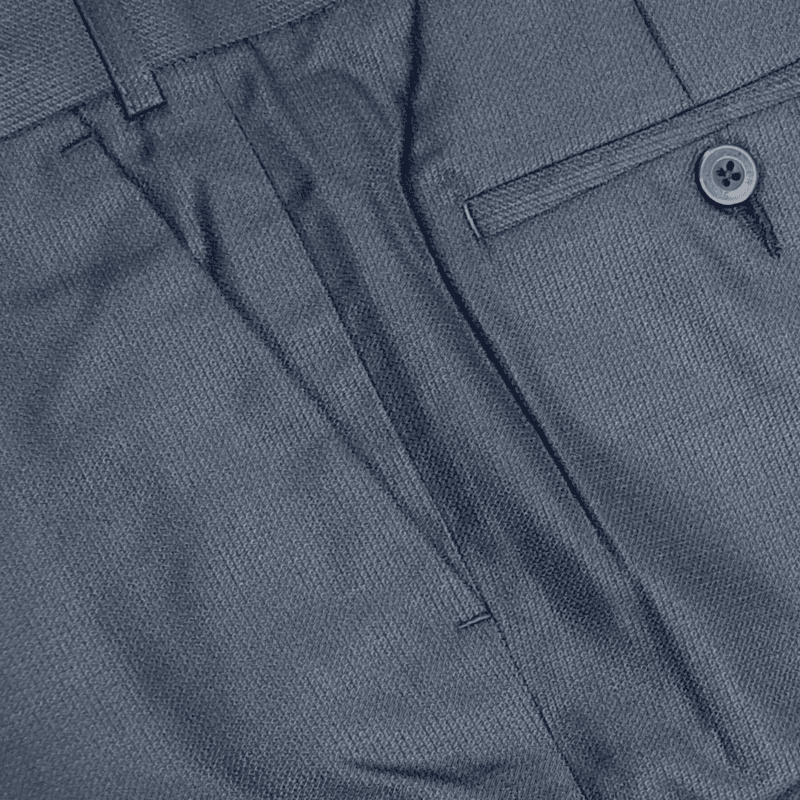 BLUE SELF DESIGN PANT