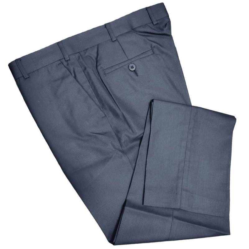 BLUE SELF DESIGN PANT