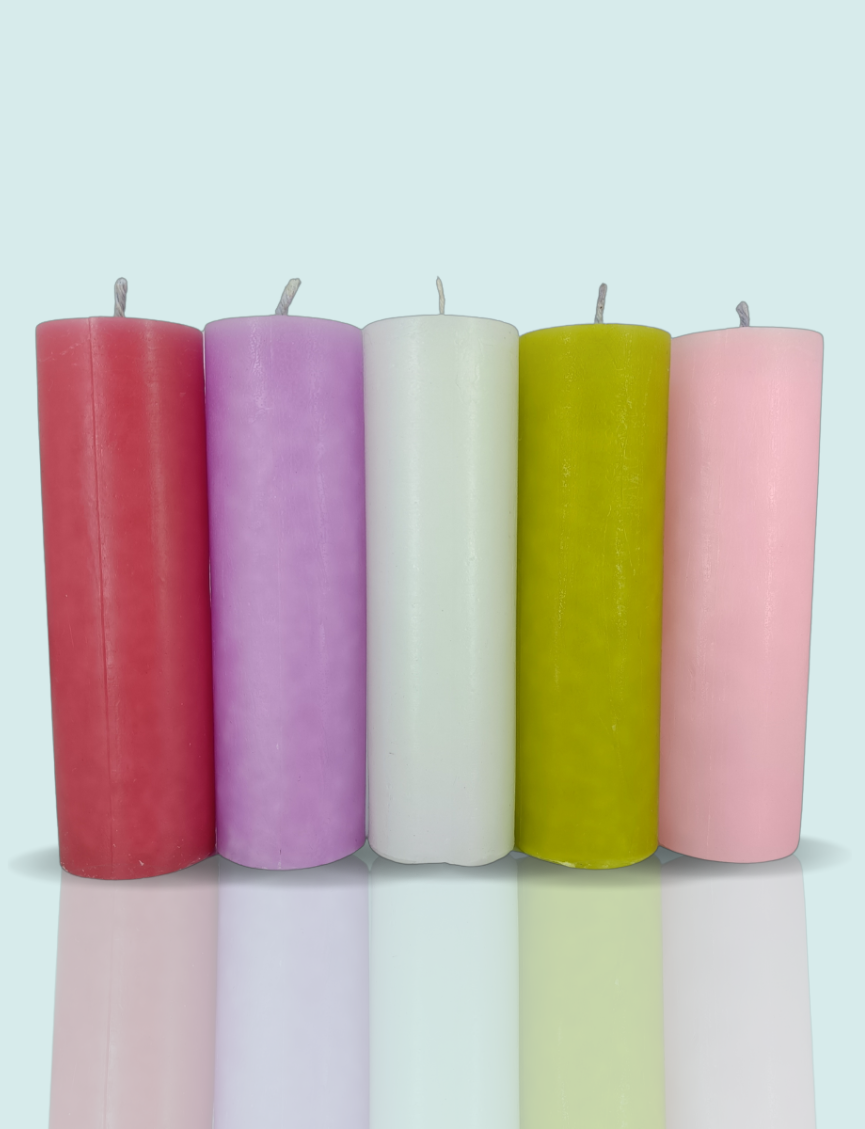 Generous Drum Pillar Candle