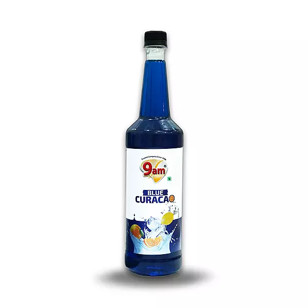 9am - Blue Curacoa Syrup 750 ML