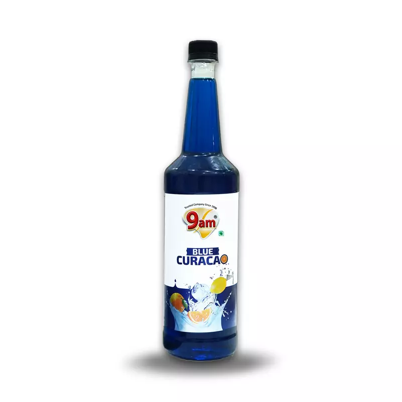 9am - Blue Curacoa Syrup 750 ML
