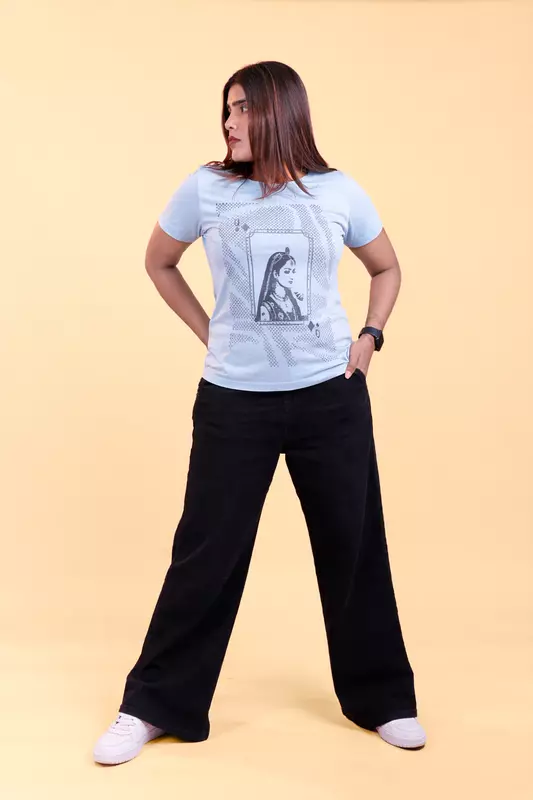 Women's Regular T-Shirt - Lite Blue