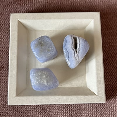 Blue Lace Agate Tumbles