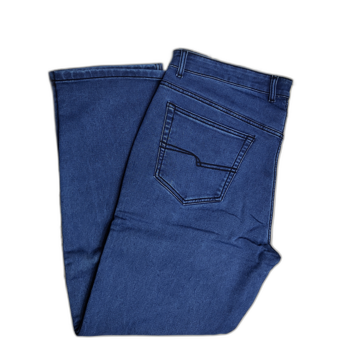 Blue Plain Jeans