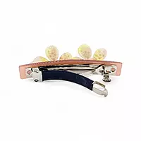 Elegant Blush Pink Floral Hair Barrette Clip