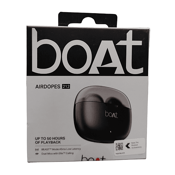 boAt Airdopes 148 V1 True Wireless Earbuds – Bluetooth Connectivity (Black)