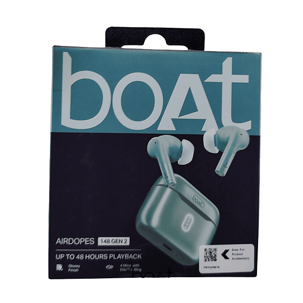 boAt Airdopes 148 Gen 2 True Wireless Earbuds – Bluetooth Connectivity (Green)
