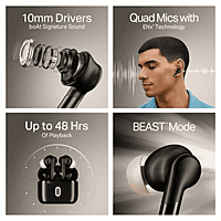 boAt Airdopes 148 Gen 2 True Wireless Earbuds – Bluetooth Connectivity (orange)