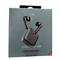 boAt Airdopes 148 True Wireless Earbuds – Bluetooth Connectivity (Black)