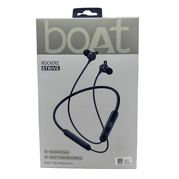 boAt Rockerz Strive Wireless Neckband Earphones – Bluetooth Connectivity
