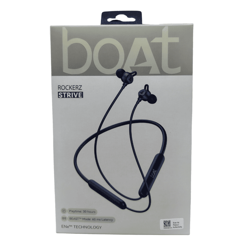 boAt Rockerz Strive Wireless Neckband Earphones – Bluetooth Connectivity