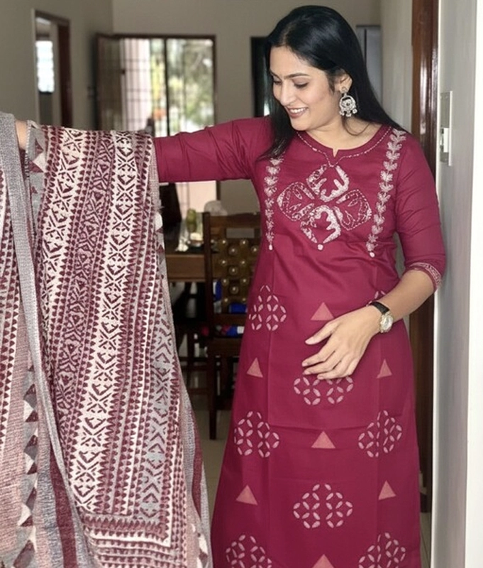 Boho Patchwork Kurta Set