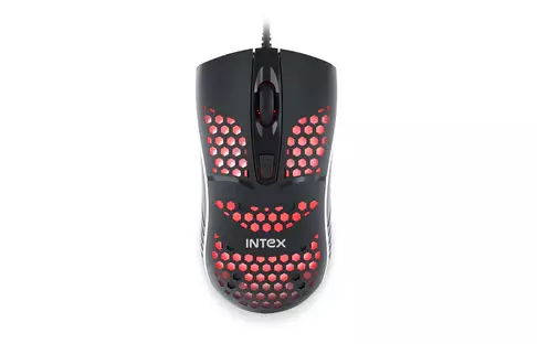 Intex Boost Gaming Mouse – Mechanical Clicky Switch, RGB Backlit, Floating Keycaps, 50M Click Life, 4 DPI Levels, Ergonomic Design, Plug & Play Intex Boost Gaming Mouse – Mechanical Clicky Switch, RGB Backlit, Floating Keycaps, 50M Click Life, 4 DPI Levels, Ergonomic Design, Plug & Play