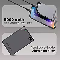 Portronics Boosty 5k 5000mAh 15W Wireless Magnetic Fast Charging Nano Powerbank
