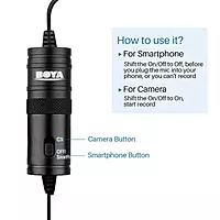 Boya BY-M1 Lavalier Microphone – Omnidirectional Clip Mic for Camera & Phone