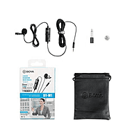 Boya BY-M1 Lavalier Microphone – Omnidirectional Clip Mic for Camera & Phone
