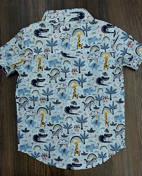 Boys Shirt Jungle design printed