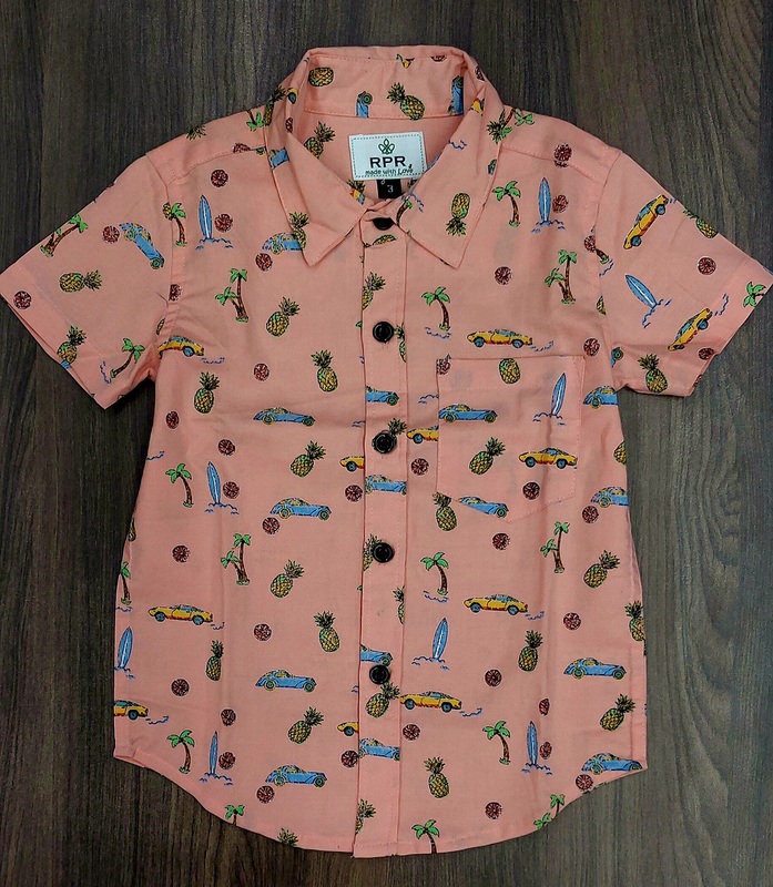 Boys Shirt pine apple