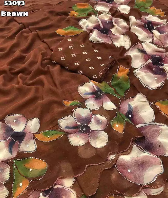 Flora Soft Weightless Chiffon Saree
